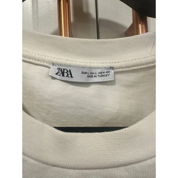 Zara Art Gallery Exhibition Tee 100% cotton large pre-owned casual - Picture 6 of 6